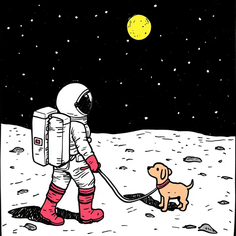 Cartoonstyle Scifi Illustrations