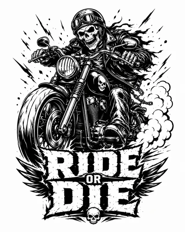 Badass Cartoon Mascot Tshirt Generator