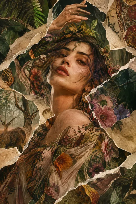 Torn Paper Dream Portraits