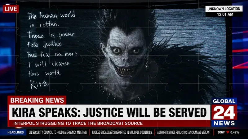 Breaking News Tv Broadcast Screenshots