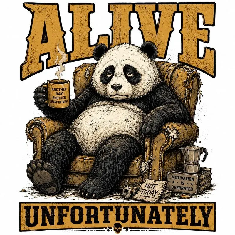 Alive Unfortunately Tees
