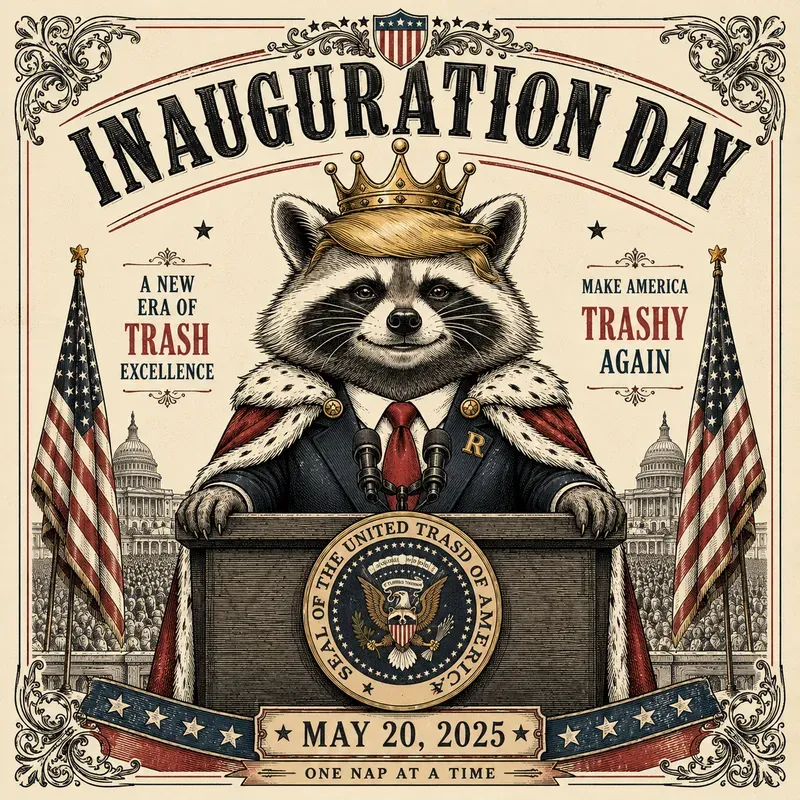 Funny Animal Inauguration Posters