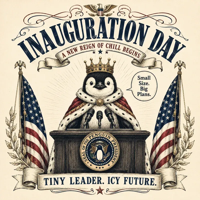 Funny Animal Inauguration Posters