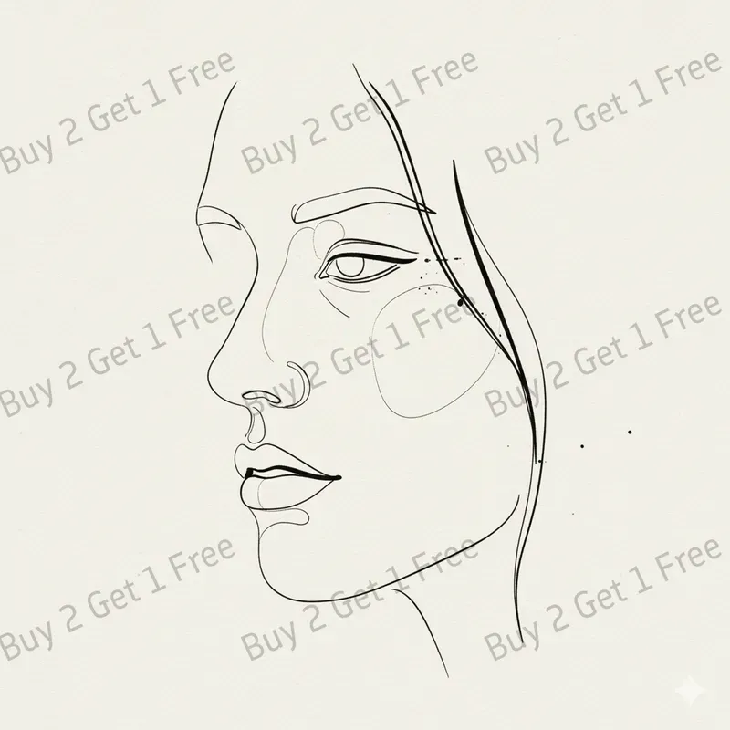 Minimalist Line Art Illustrations
