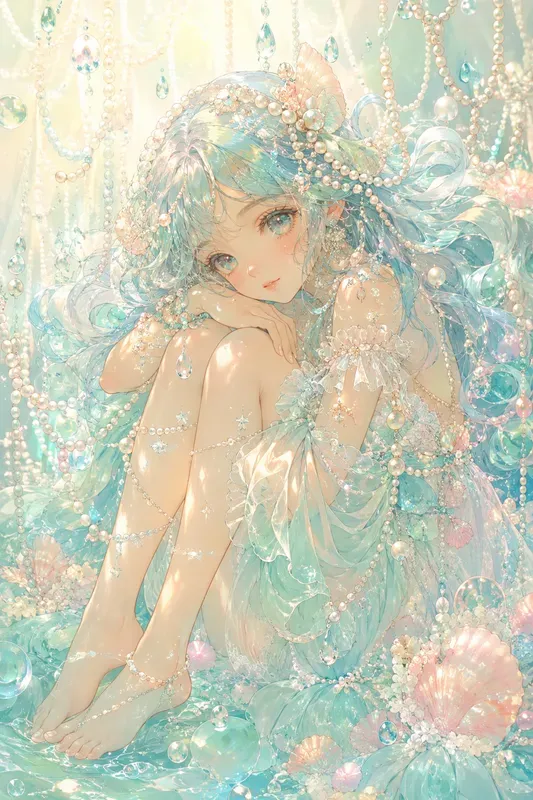 Ethereal Pastel Anime Portraits
