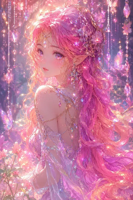Ethereal Pastel Anime Portraits