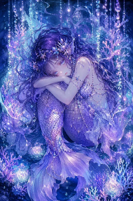 Ethereal Pastel Anime Portraits