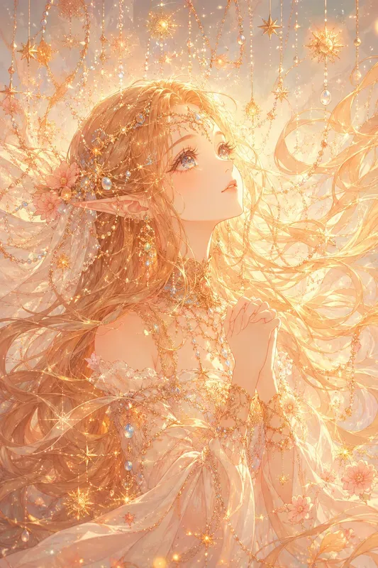 Ethereal Pastel Anime Portraits