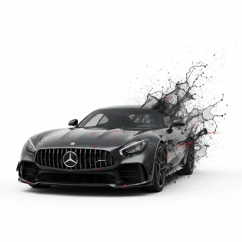 Ink Splash Supercar 916s