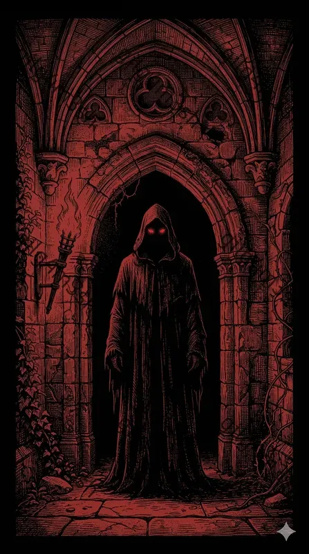 Dark Gothic Duotone Engravings