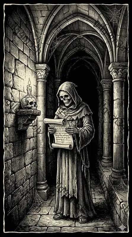 Dark Gothic Duotone Engravings
