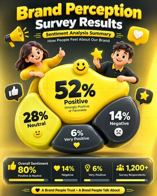 3D Survey Results Infographics