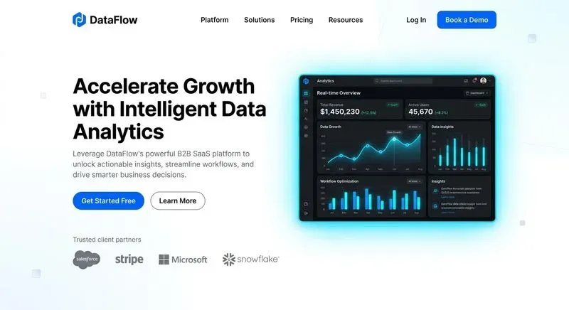Minimalist UIux Landing Page Concepts