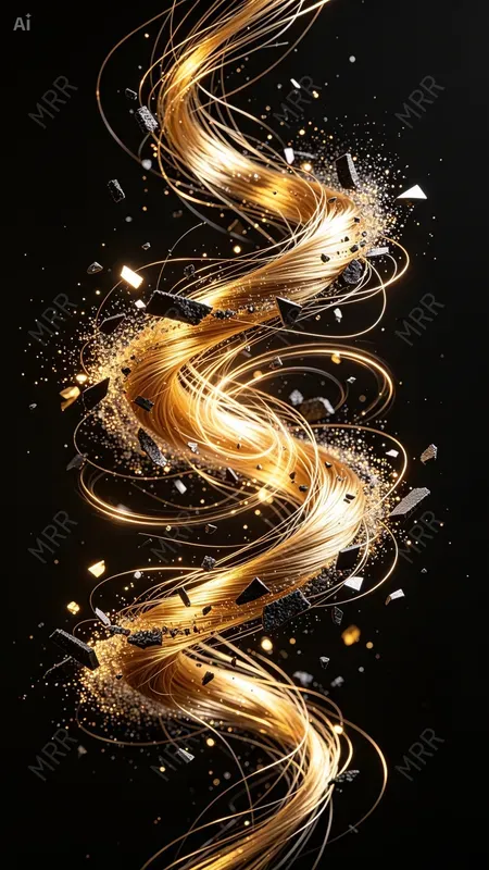 Abstract Particle Sculpture Templates