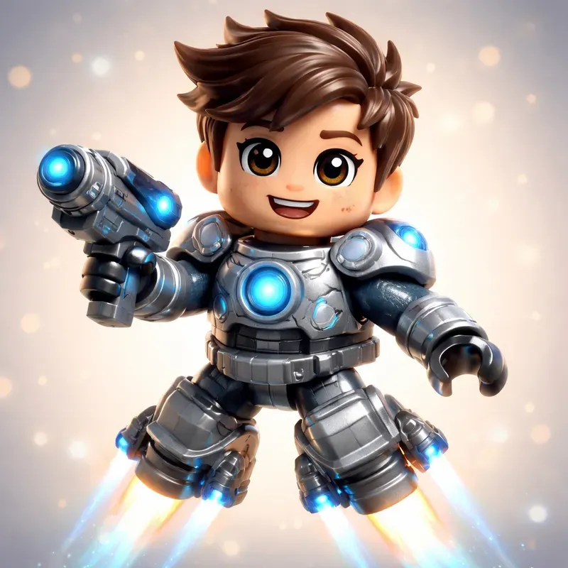 Legostyle Cartoon Hero Generator