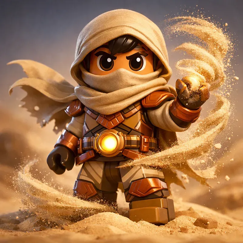 Legostyle Cartoon Hero Generator