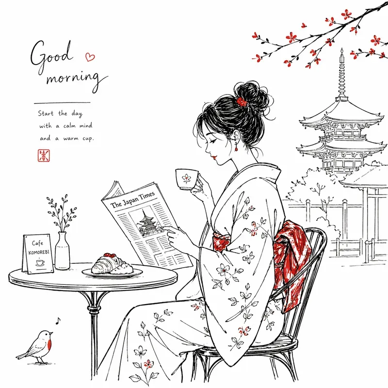 Minimal Daily Life Illustrations