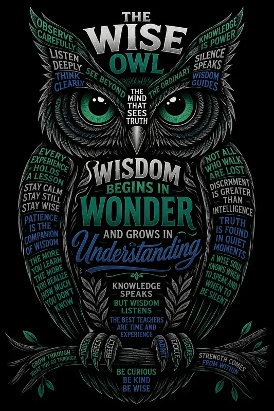 Typography Animal Silhouette Art