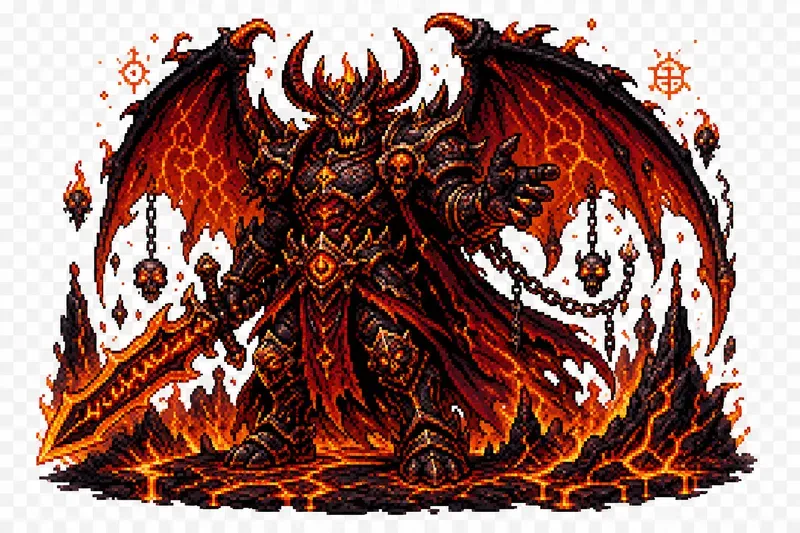 8bit Boss Monster Sprites