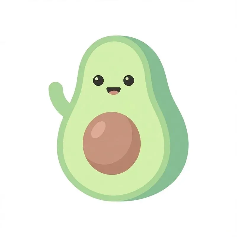 Kawaii Lineless Vector Icons