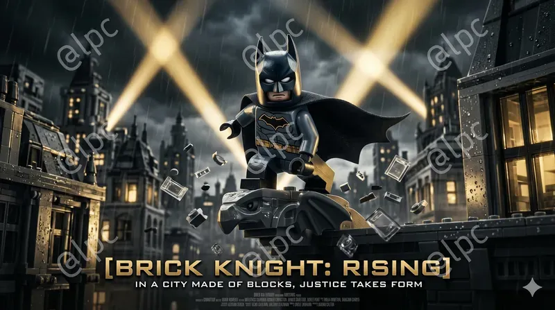 Cinematic Brick Hero Poster Makers