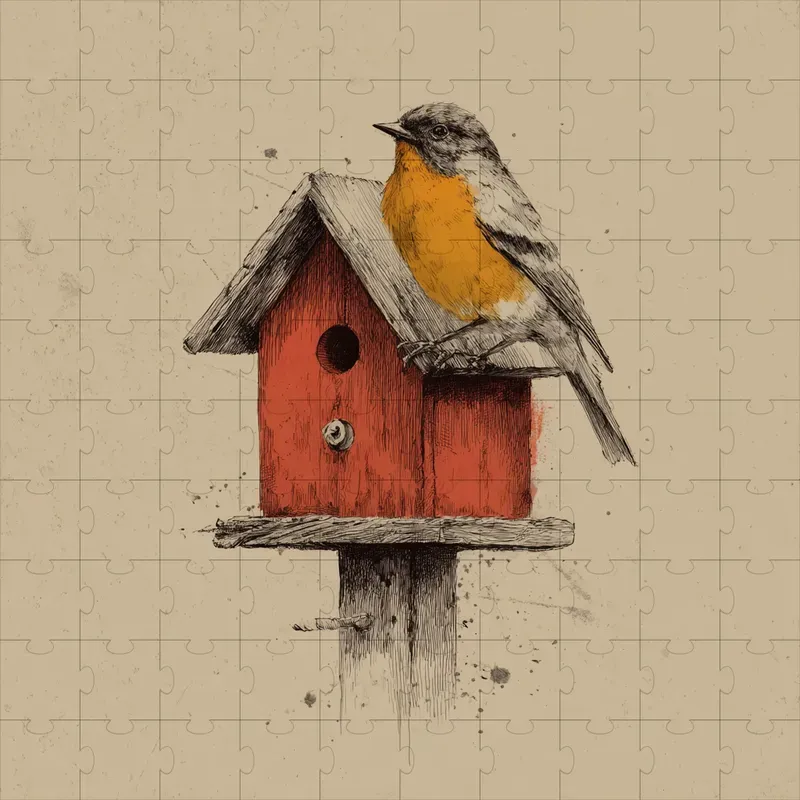 Pencil Ink Storybook Retro Prints