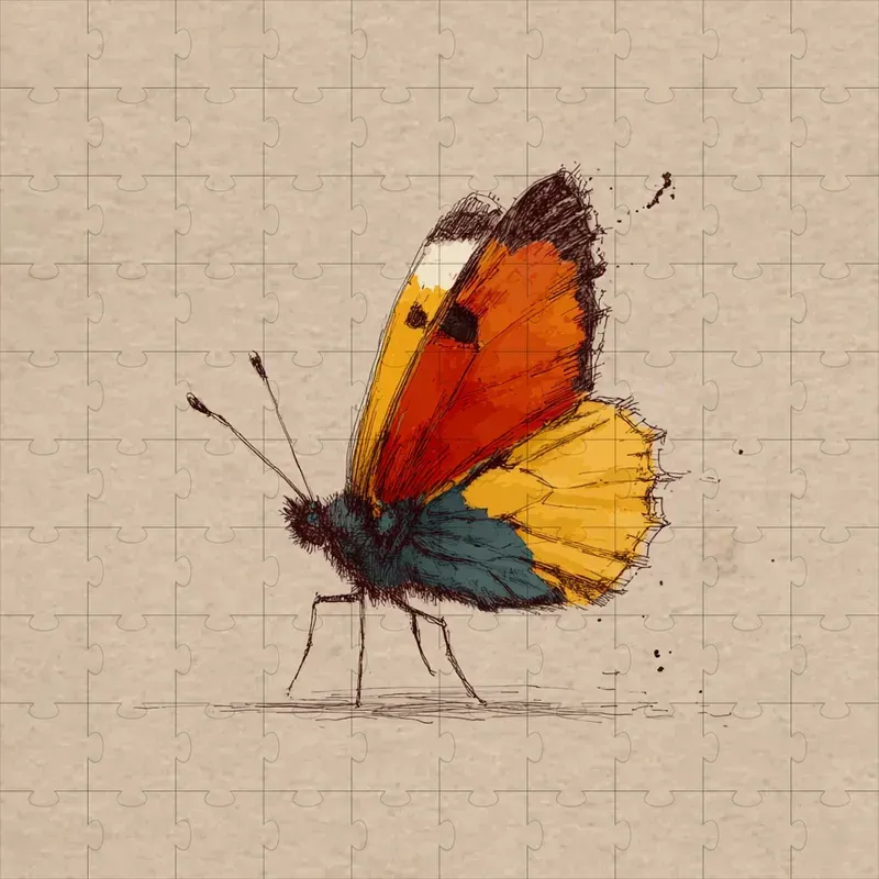 Pencil Ink Storybook Retro Prints