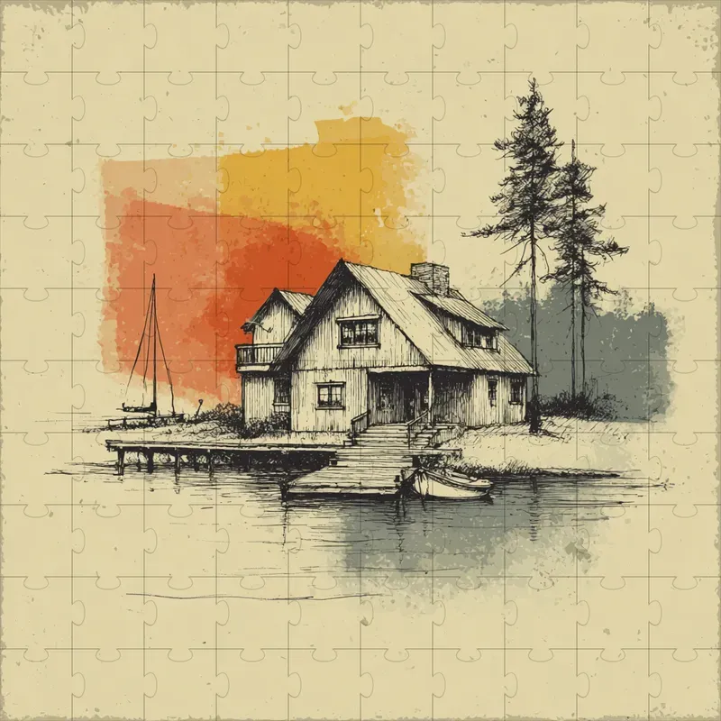 Pencil Ink Storybook Retro Prints