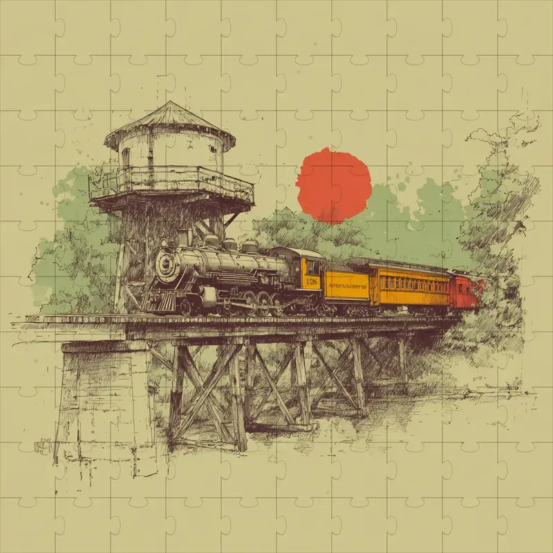 Pencil Ink Storybook Retro Prints