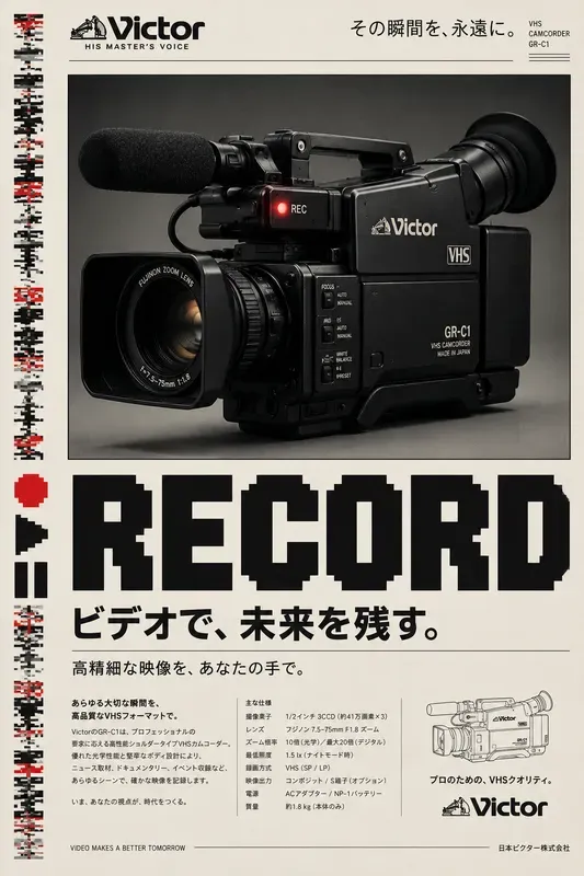 Retro Japanese Tech Ad Posters