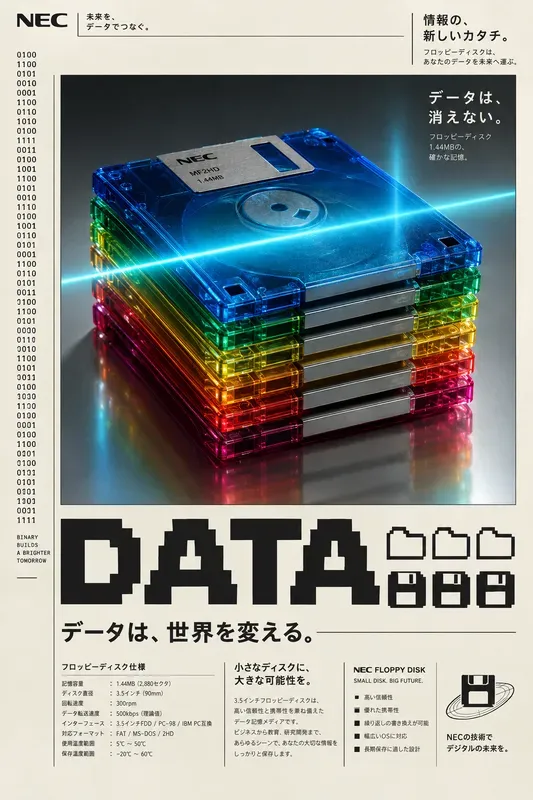 Retro Japanese Tech Ad Posters