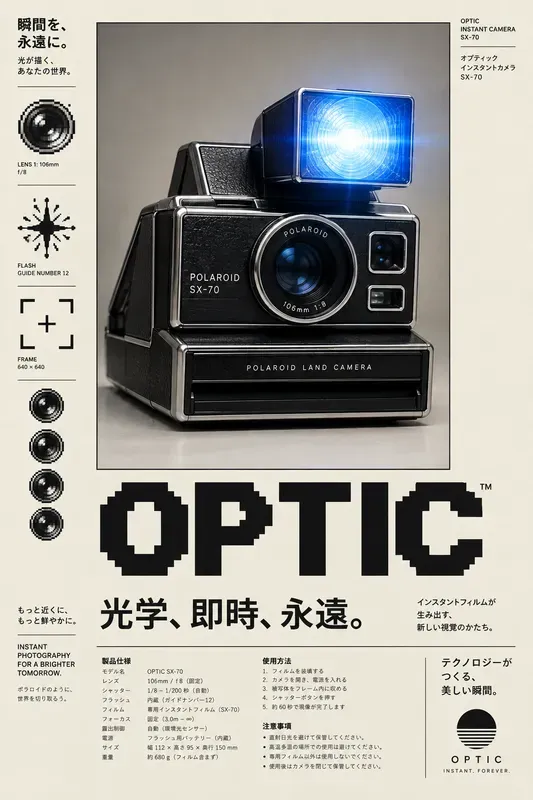 Retro Japanese Tech Ad Posters
