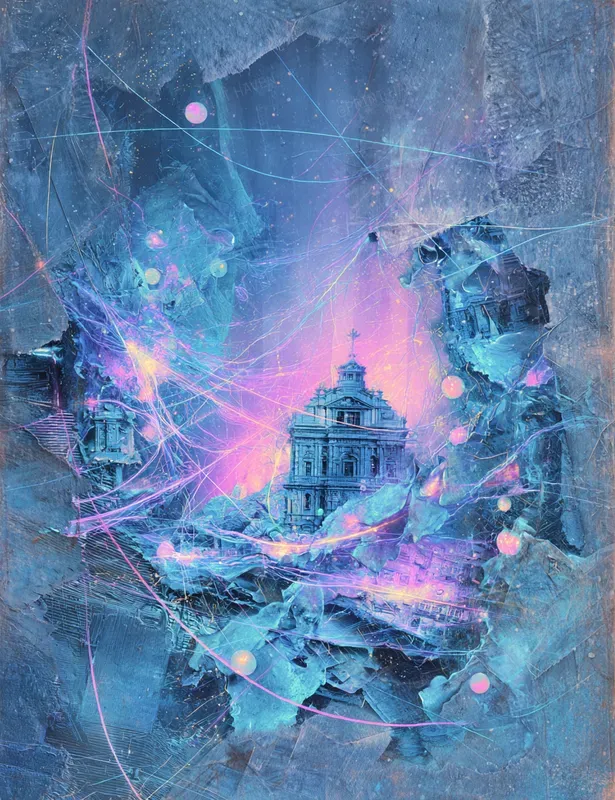 Scifi Easter Junk Journal Illustrations