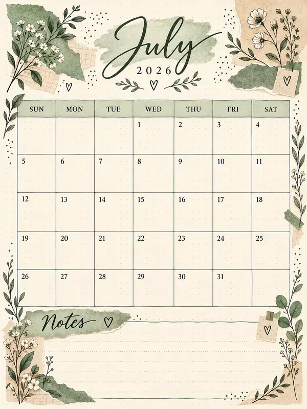 Aesthetic Bullet Journal Generator