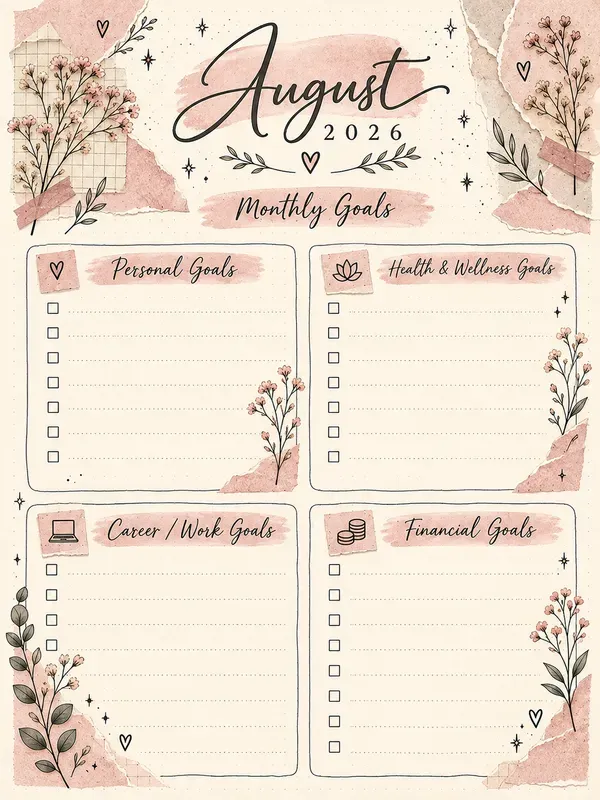 Aesthetic Bullet Journal Generator