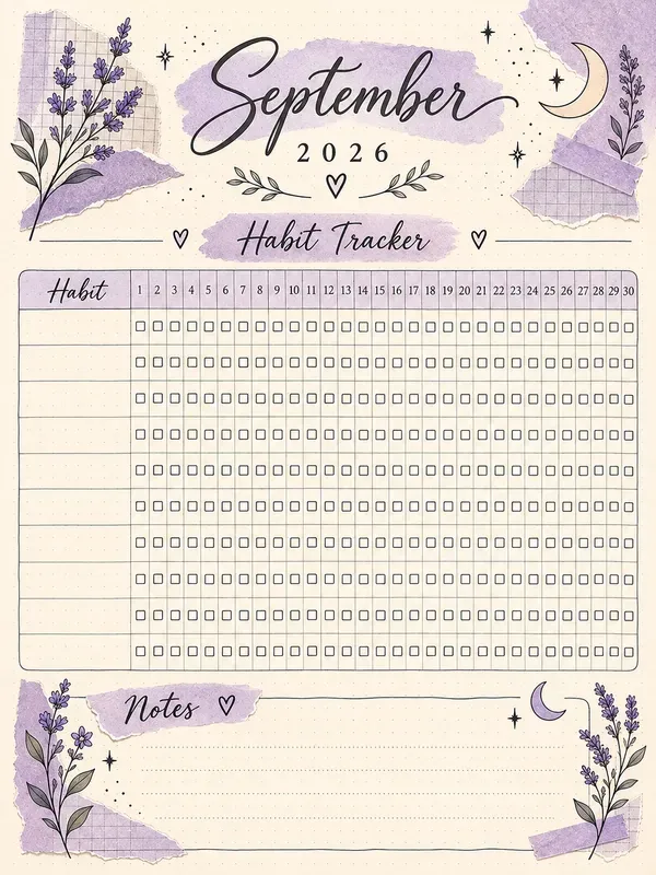 Aesthetic Bullet Journal Generator