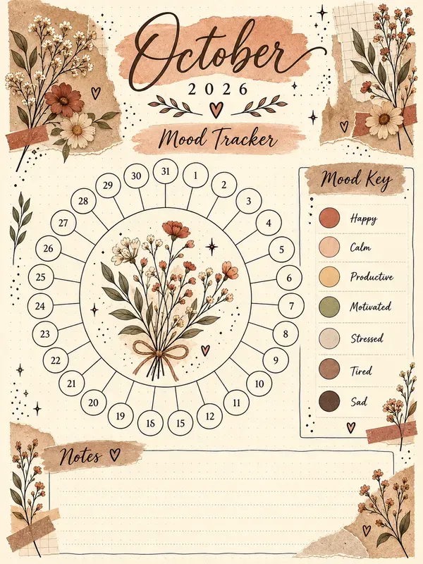 Aesthetic Bullet Journal Generator