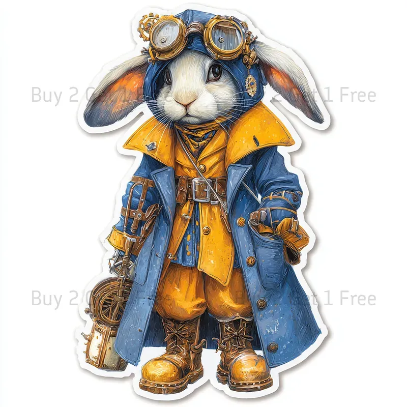 Steampunk Clockwork Stickers