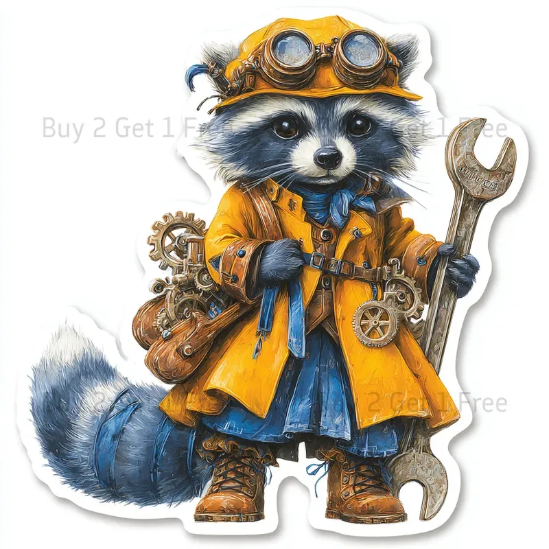 Steampunk Clockwork Stickers