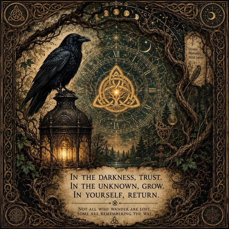 Mystical Symbolic Quote Cards