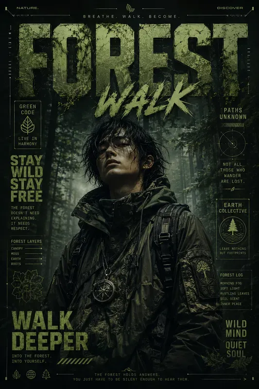 Futuristic Streetwear Posters