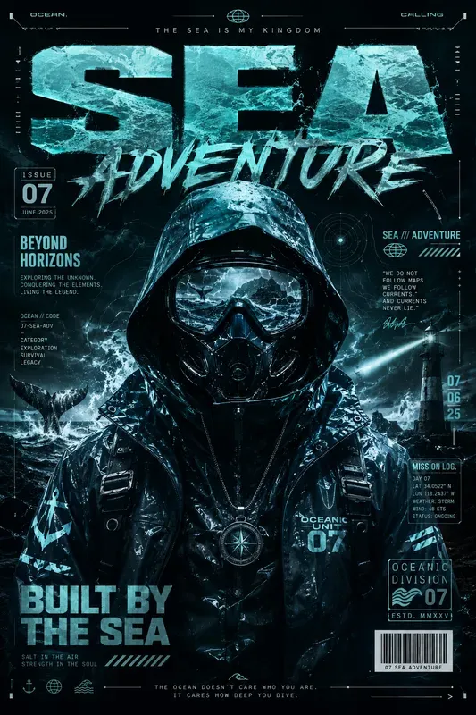Futuristic Streetwear Posters