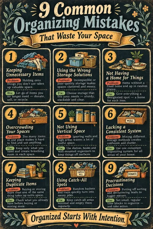 Home Cleaning Mistakes Poster Makers