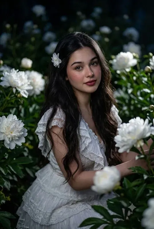 Cinematic Floral Portraits
