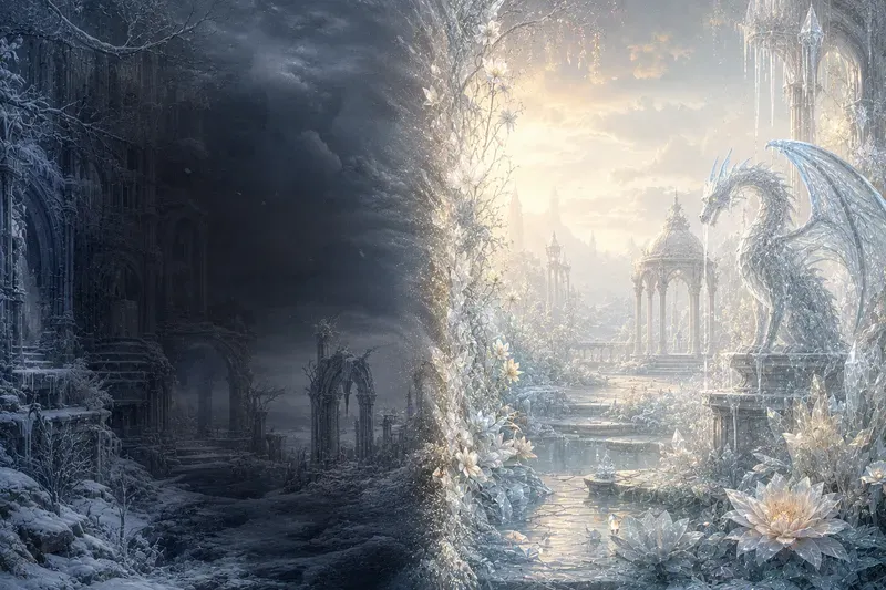 Romantasy Full Cover Wrap Ice Palaces