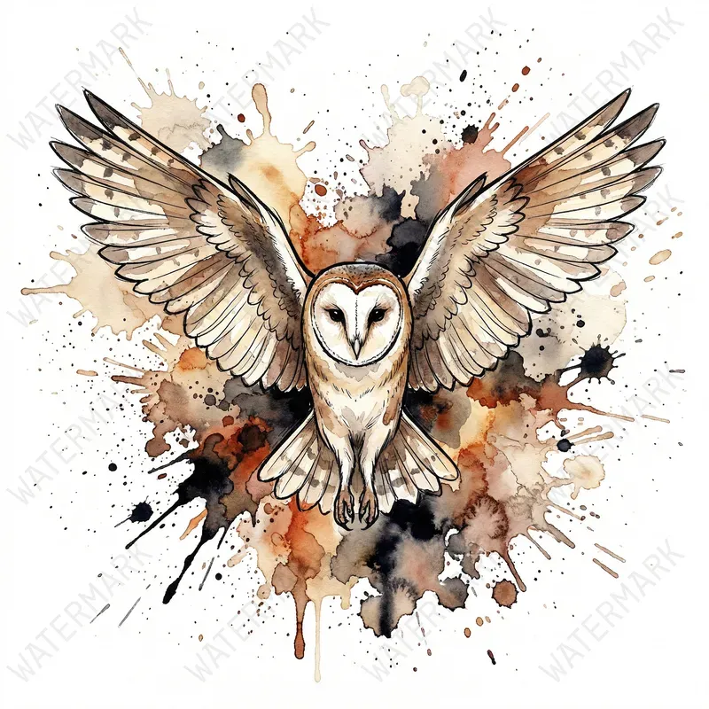 Watercolor Splash Tshirt Print Generator