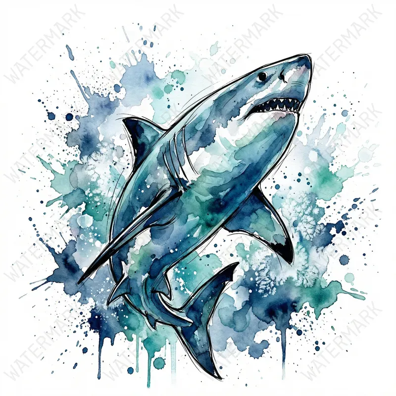 Watercolor Splash Tshirt Print Generator