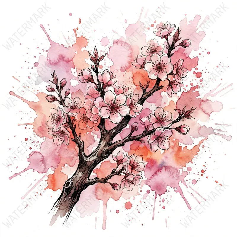 Watercolor Splash Tshirt Print Generator