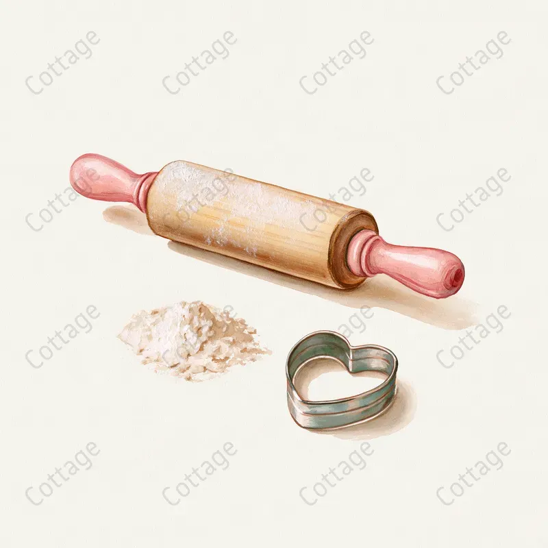 Vintage Cottagecore Kitchen Clipart