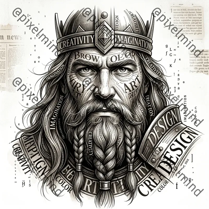 Editorial Typography Character Portraits